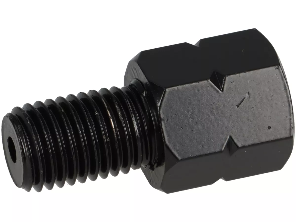 Spiegeladapter -OEM kwaliteit - Spiegel heeft M10 linkse schroefdraad moet in M10 rechtse schroefdraad worden gemonteerd