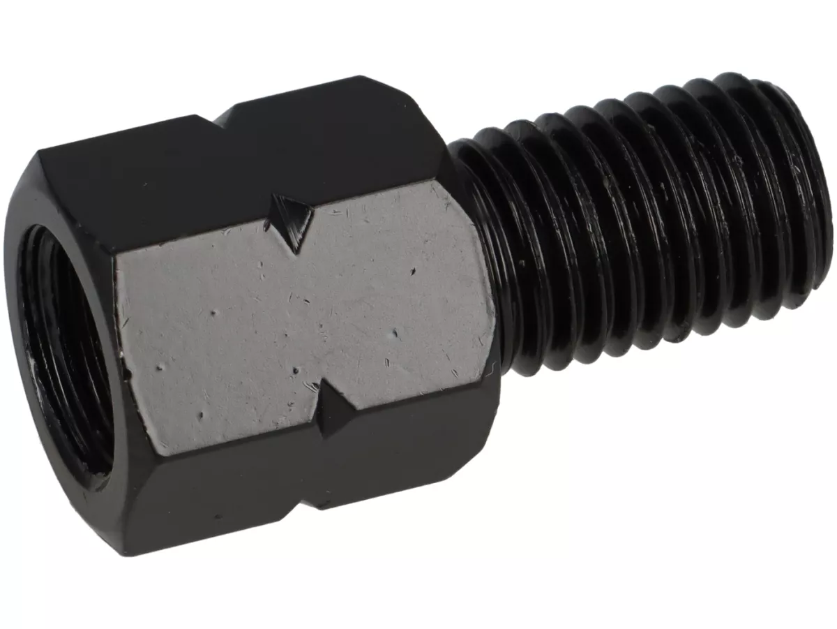 Spiegeladapter -OEM kwaliteit - Spiegel heeft M10 linkse schroefdraad moet in M10 rechtse schroefdraad worden gemonteerd