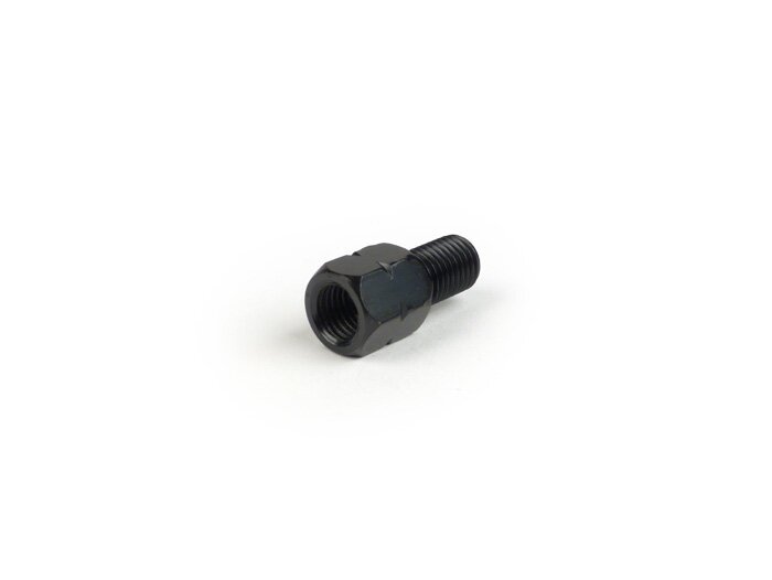 Mirror has right-hand thread M10 to be mounted in M10 left-hand thread