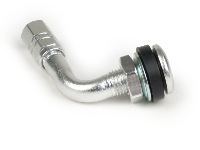 Valve for tubeless rim OEM QUALITY- 90° - Alloy - Ø=11,3mm