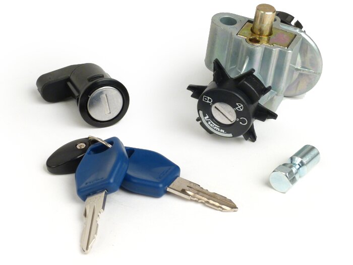 Lock set -PEUGEOT- Jetforce (with immobilizer), Looxor, Vivacity (till 2010)