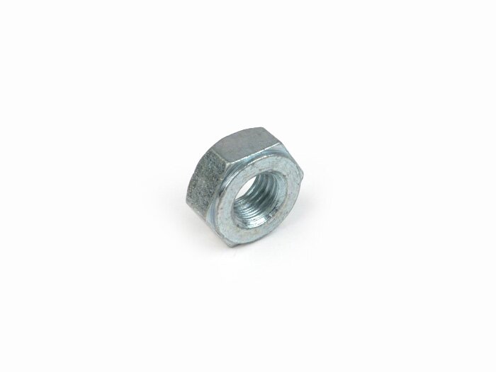 Mutter framhjulsaxel höger (svingarmsida) -VESPA- SW22, H=8,7mm (för gaffel/svingarm Vespa Rally200, Sprint150, TS125, GT125, GTR125, GL150, Super, VNA, VNB, VBA, VBB) - Framhjulsmutter Piaggio Sfera 1° (NSL)