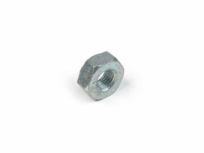 Mutter framhjulsaxel höger (svingarmsida) -VESPA- SW22, H=8,7mm (för gaffel/svingarm Vespa Rally200, Sprint150, TS125, GT125, GTR125, GL150, Super, VNA, VNB, VBA, VBB) - Framhjulsmutter Piaggio Sfera 1° (NSL)