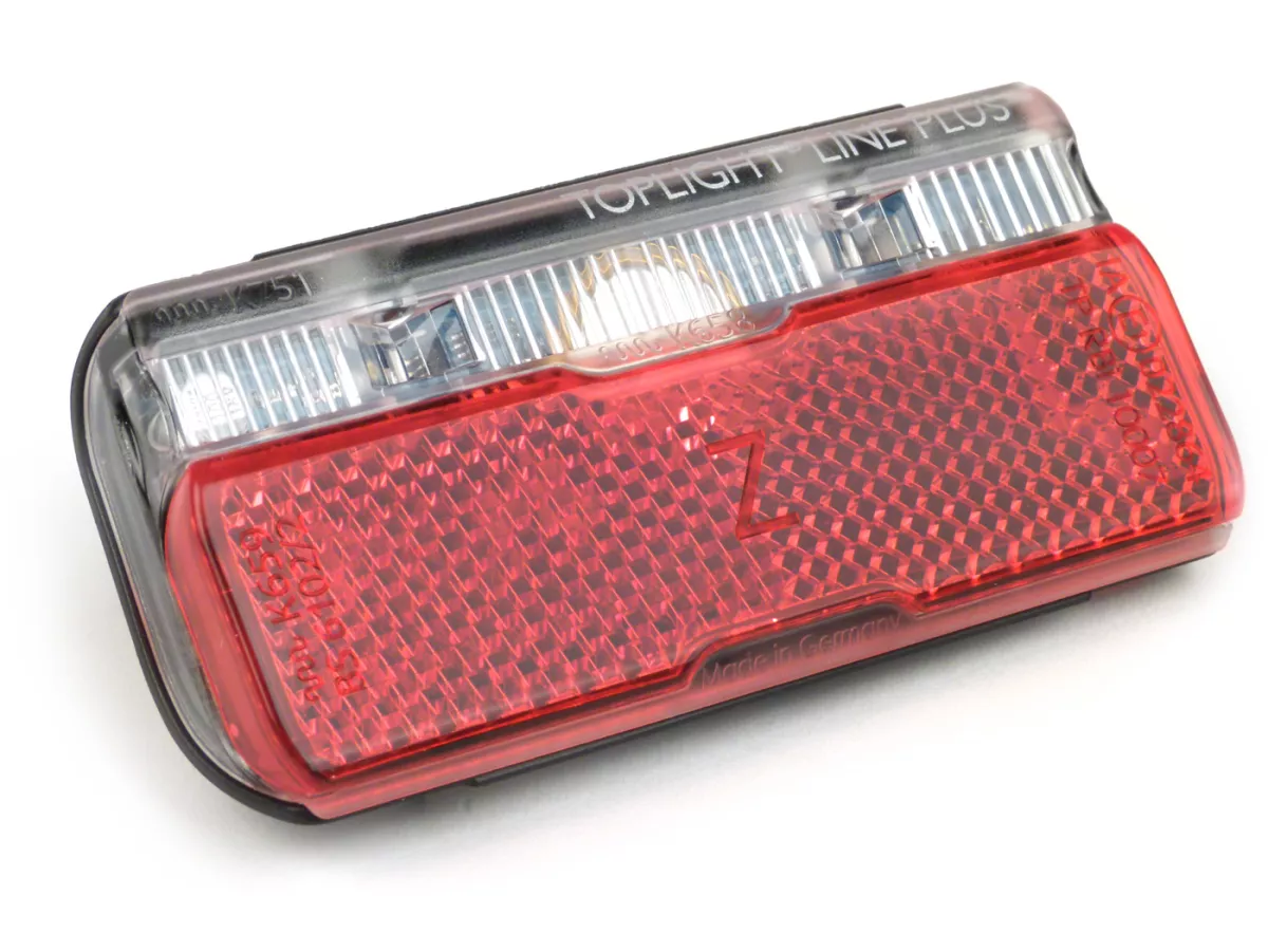 Fietsachterlicht dynamo LED -Toplight Line Plus met parkeerlicht - 50mm draadaansluiting