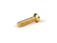Tornillo avellanado de cabeza plana -DIN 963- M5 x 25 - utilizado para la caja de cables Vespa Smallframe V50, 50N, PV - latón