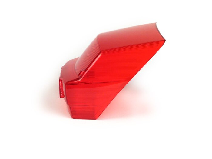 Achterlichtglas -MOTO NOSTRA- Vespa PX oud (-1984) met E-markering - rood