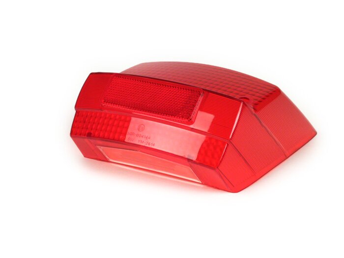Achterlichtglas -MOTO NOSTRA- Vespa PX oud (-1984) met E-markering - rood