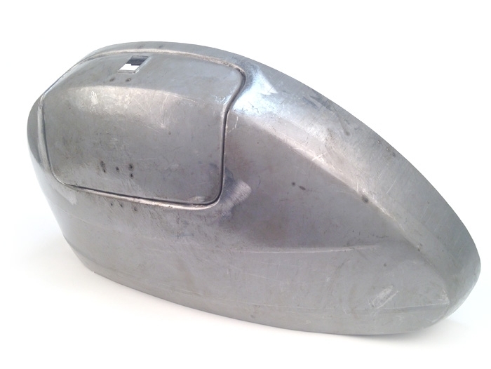Side panel lhs -PREMIUM QUALITY with tool box- Vespa PX80, PX125, PX150, PX200, T5 125cc (models without indicators) - internal fastener