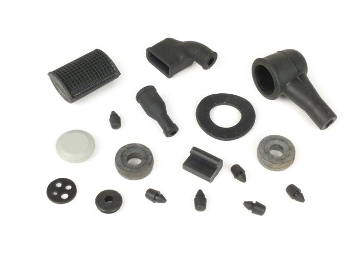 Rubber kit -RMS (Made in Italy) 17 pcs- Vespa PK S, PK XL1