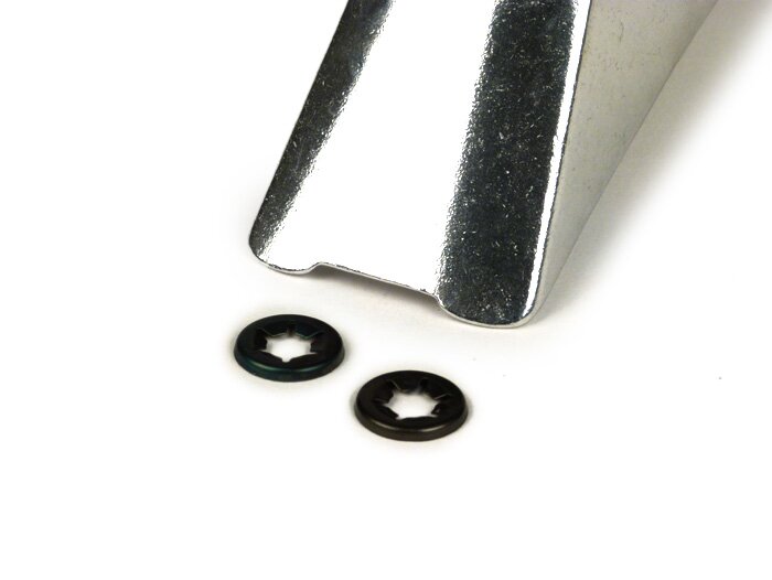 Crête de garde boue -QUALITÉ OEM- Vespa PX (1984-) - aluminium - chromé