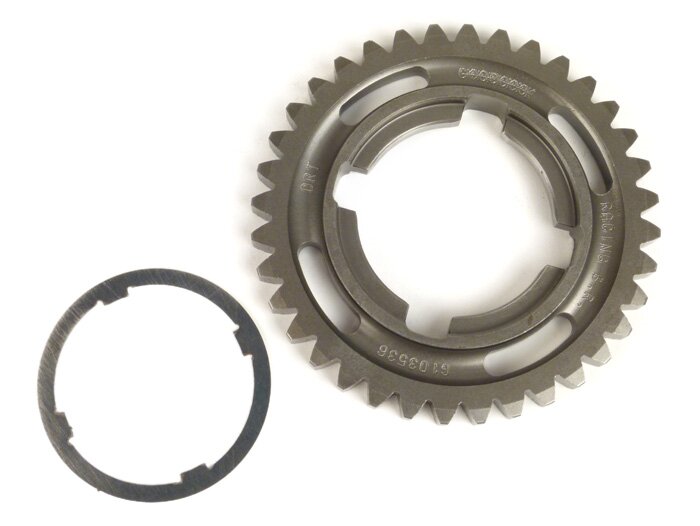 3rd gear cog -DRT- Vespa P-range (-1984), PX EFL, T5 125cc, Cosa, Rally - 125-150-180-200cc - (long +2) - 36 teeth
