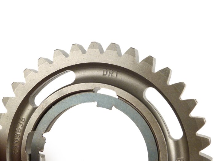 3rd gear cog -DRT- Vespa P-range (-1984), PX EFL, T5 125cc, Cosa, Rally - 125-150-180-200cc - (long +2) - 36 teeth