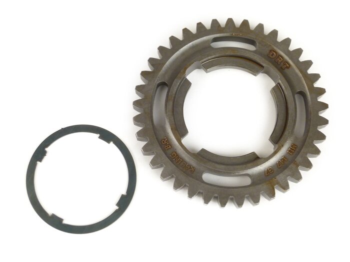 3rd gear cog -DRT- Vespa P-range (-1984), PX EFL, T5 125cc, Cosa, Rally - 125-150-180-200cc - (long +1) - 37 teeth