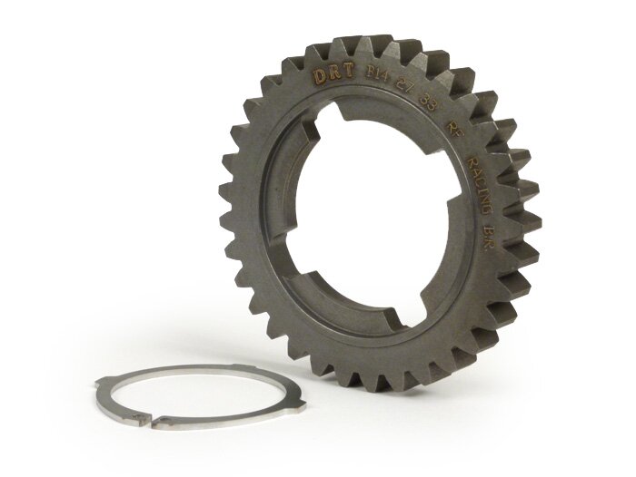 Versnelling 4 -DRT- Vespa PX oud, PX Lusso, T5 125cc, Cosa, Rally - 125-150-180-200cc - (lang +2) - 33 tanden