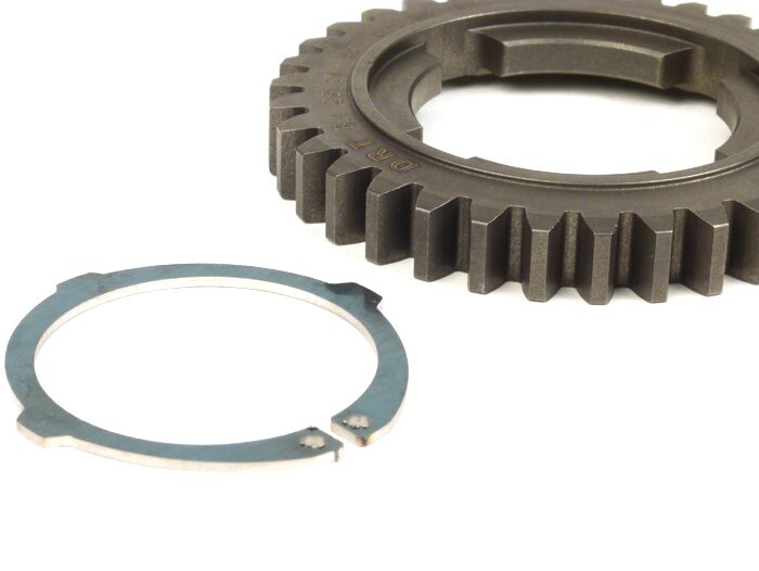 4th gear cog -DRT- Vespa P-range (-1984), PX EFL, T5 125cc, Cosa, Rally - 125-150-180-200cc - (long +1) - 34 teeth