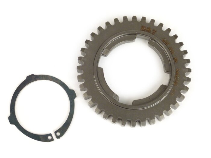 4th gear cog -DRT- Vespa P-range (-1984), PX EFL, T5 125cc, Cosa, Rally - 125-150-180-200cc - (short -1) - 36 teeth