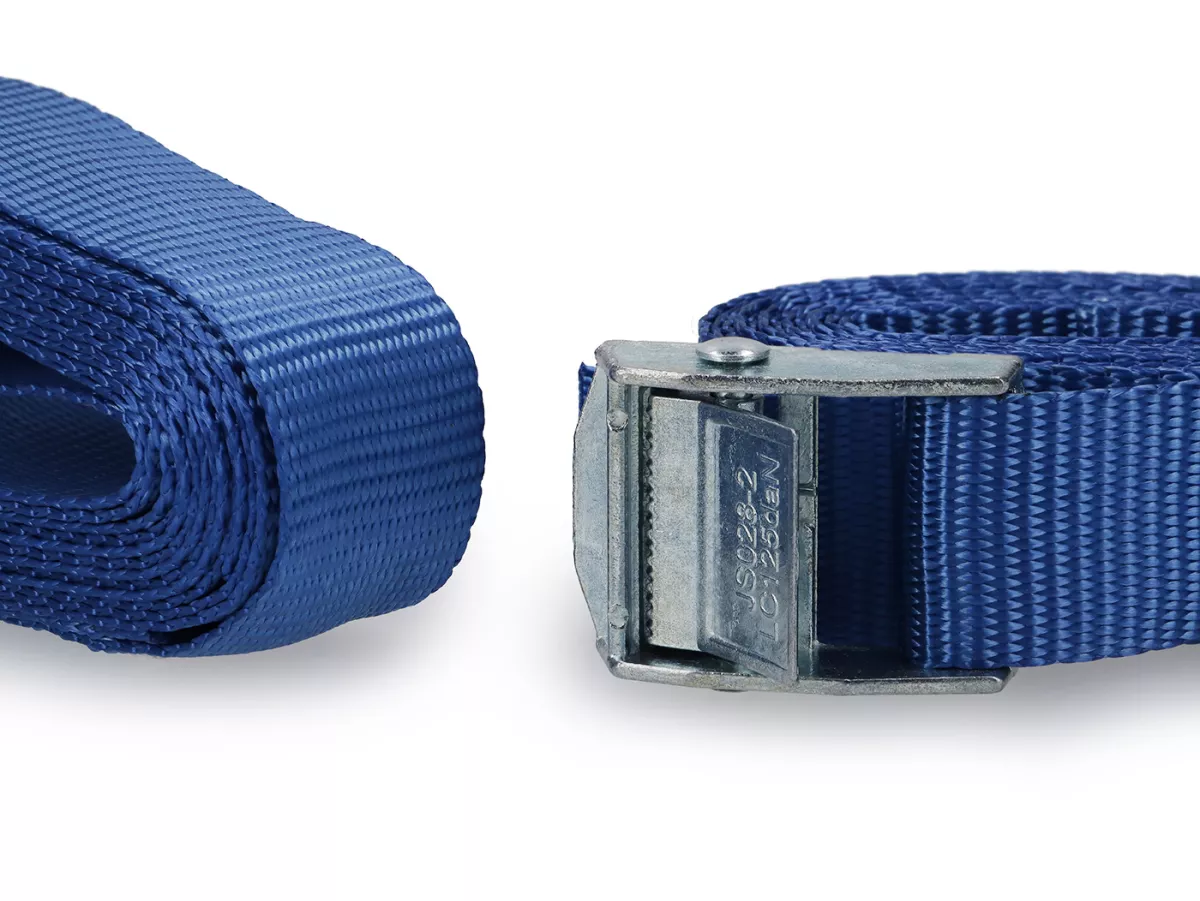 Spanbandenset -UNIVERSAAL met klemslot- 2x (25mm x 2,5m) - 2x 125kg