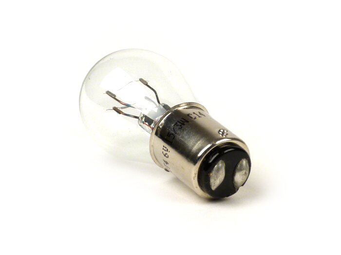 Bombilla -BAY15d- 6V 15/3W - Blanca - utilizada como luz trasera Lambretta a partir de 1960/61 series 2-3, J, Lui