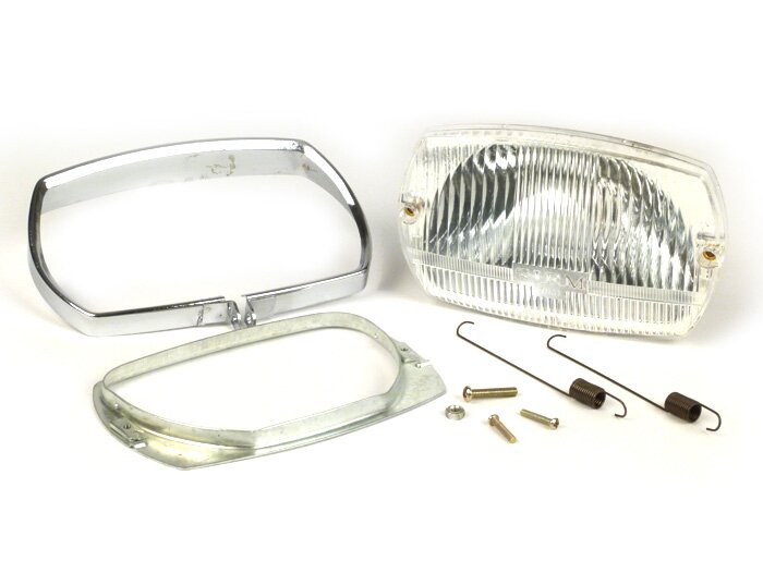 Set lampu depan -SIEM, persegi panjang- Vespa V50 Special - bohlam 15W