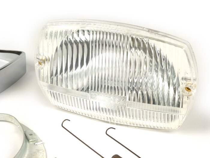 Set lampu depan -SIEM, persegi panjang- Vespa V50 Special - bohlam 15W