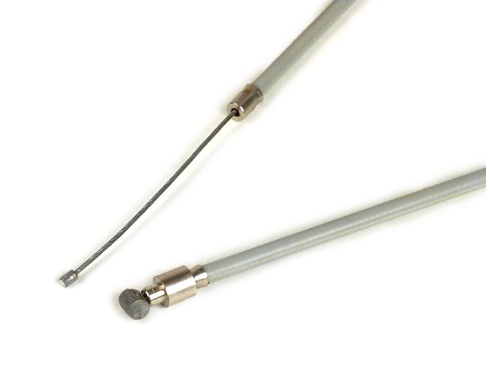Throttle control cable -IMPORT- Vespa Super150 (VBC1T), GT125 (VNL2T), GTR125 (VNL2T), TS125 (VNL3T), Sprint150 (VLB1T), Rally180 (VSD1T), Rally200 (VSE1T) - PTFE grey