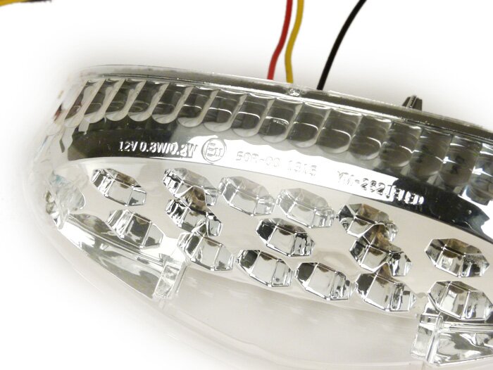 Tail light -BGM STYLE smooth lens LED - Peugeot Ludix