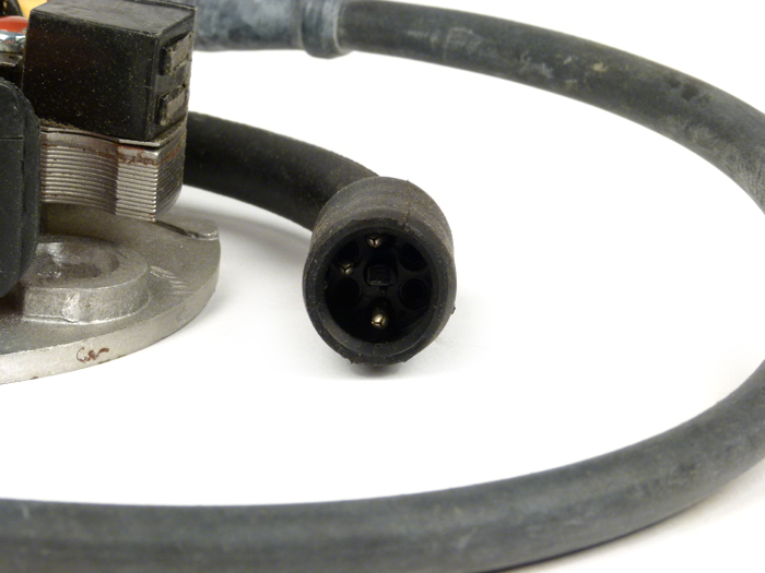 Ignition -AEL stator- Vespa PK XL, Ape 50 - 5 coils, 6-cable (round plug with 3-pin) - for vehicles without battery