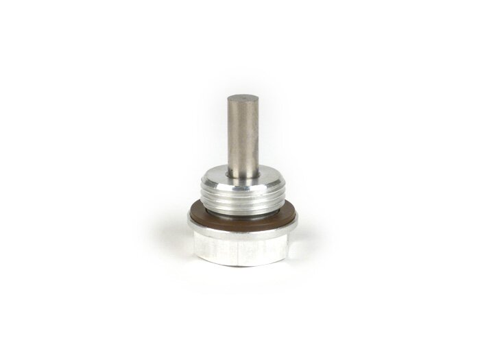 Olie aftapplug aluminium -GANTER-GRIFF- Lambretta LI, LIS, SX, TV (serie 2-3), DL, GP, J, Lui - met magneet en afdichting