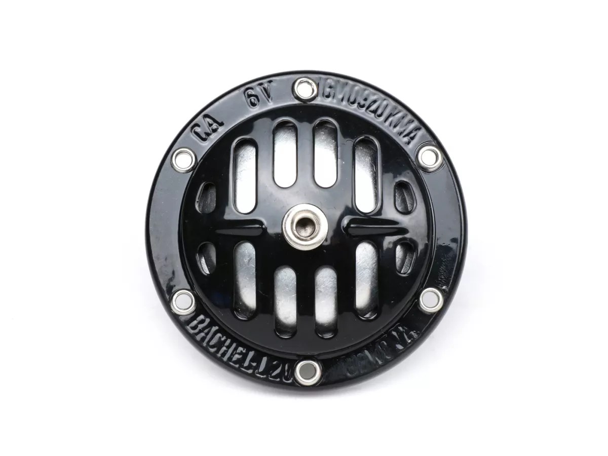 Avvisatore acustico (buzzer) -BACHEL 6V AC, Ø72mm- Vespa VNB1T, VNB2T VNB3T (modelli senza batteria) - morsetto per cavo avvitato