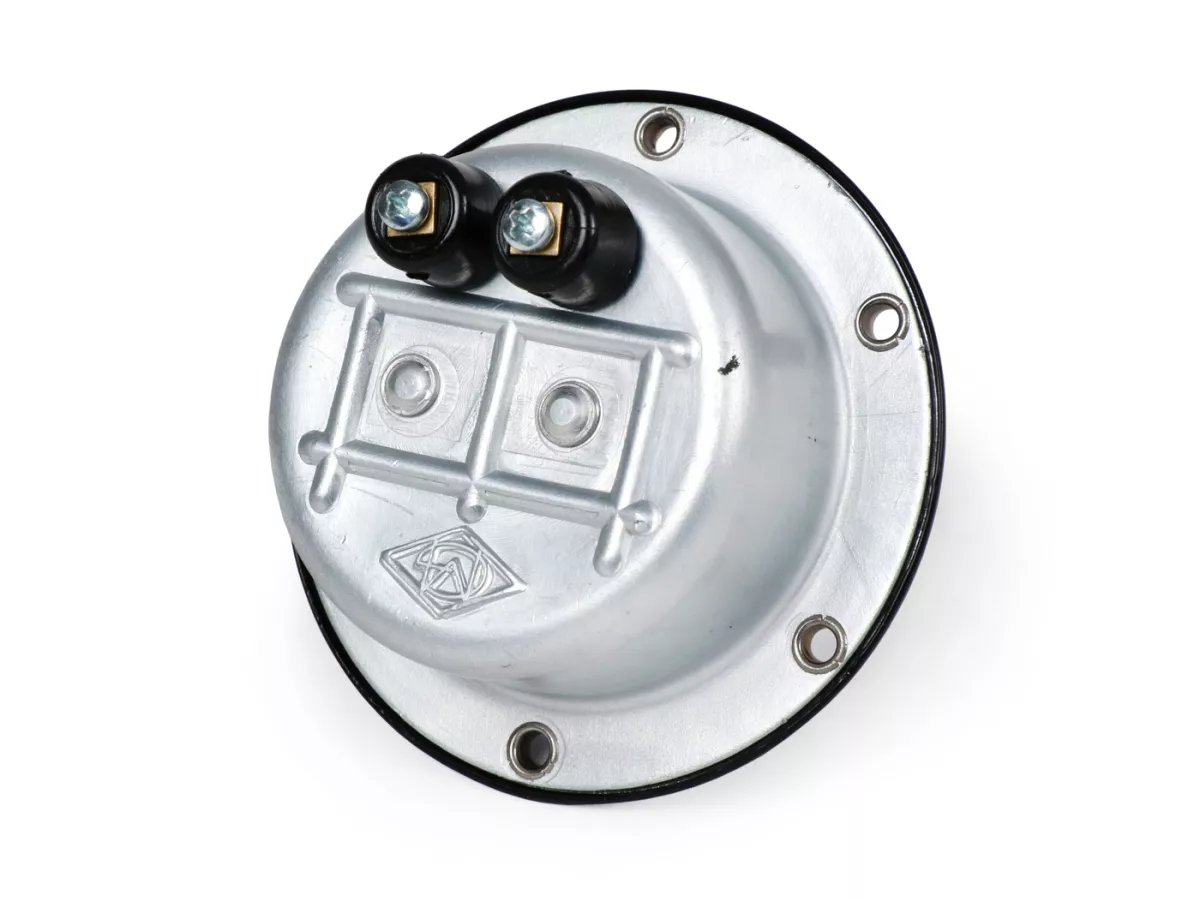 Avvisatore acustico (buzzer) -BACHEL 6V AC, Ø72mm- Vespa VNB1T, VNB2T VNB3T (modelli senza batteria) - morsetto per cavo avvitato
