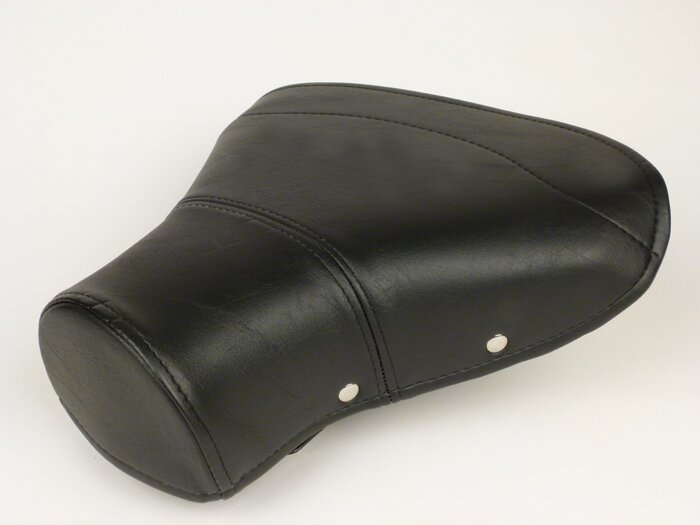 Sella -QUALITÀ OEM, posteriore- Vespa Largeframe - con rivetti laterali - Nero