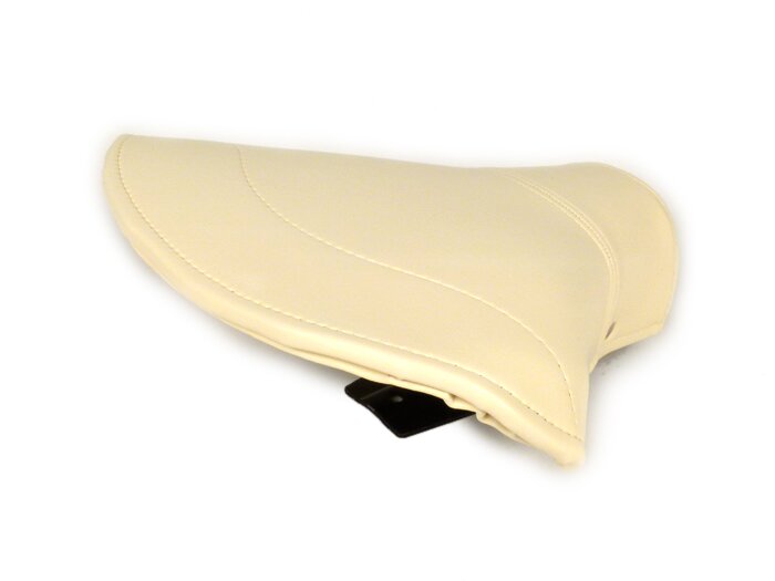 Saddle -OEM QUALITY rear- large frame - with rivest on the side - creme