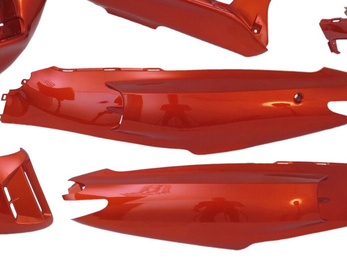 Set di parti della carenatura -EDGE- 15 pezzi - Gilera Runner fino al 2005 - Arancio