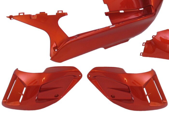 Set di parti della carenatura -EDGE- 15 pezzi - Gilera Runner fino al 2005 - Arancio