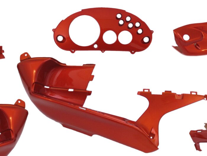 Set di parti della carenatura -EDGE- 15 pezzi - Gilera Runner fino al 2005 - Arancio