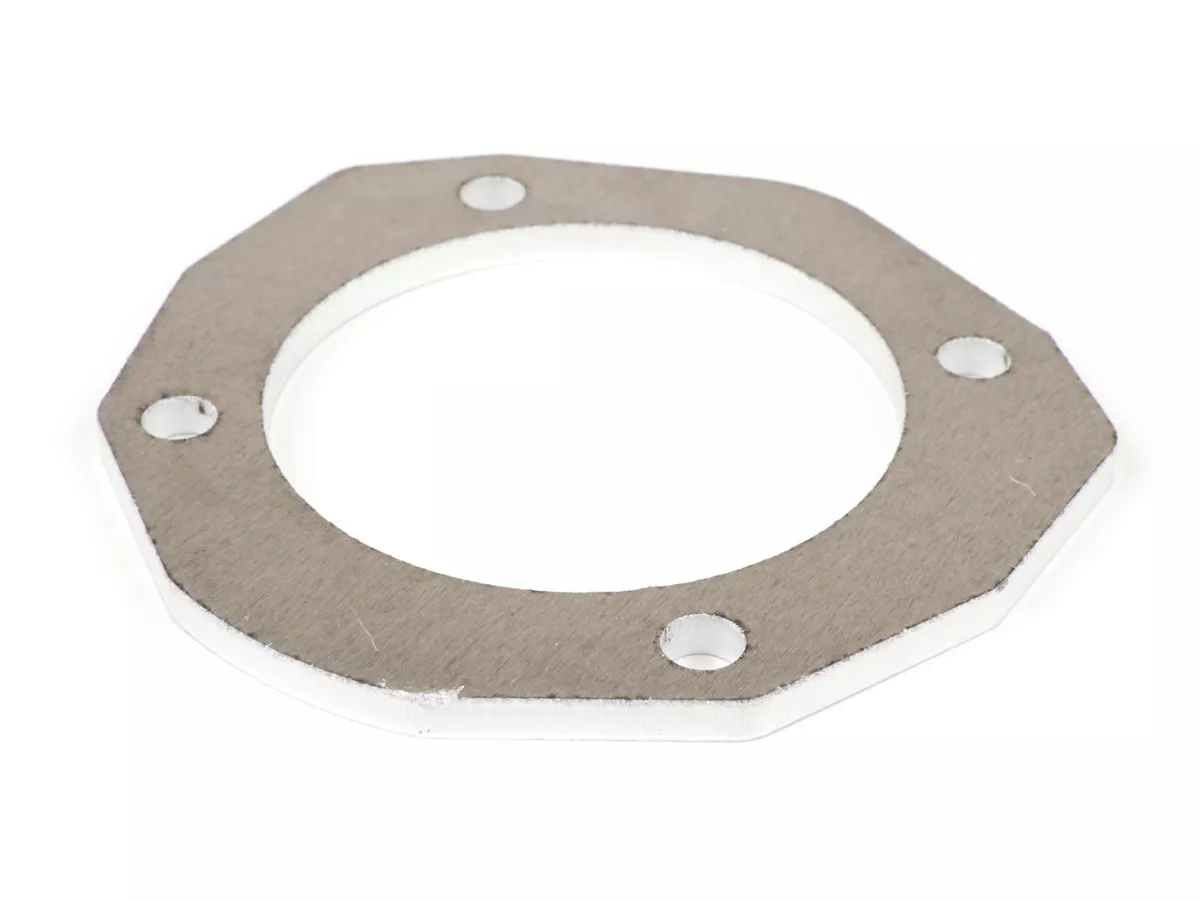 Poros engkol -Poros berbentuk lonceng MAZZUCCHELLI (untuk pemasukan diafragma) - langkah 60mm, batang penghubung 110mm, Ø16mm, termasuk bantalan konversi untuk pin piston Ø15mm dan spacer 5mm untuk dasar silinder - Vespa PX125-150