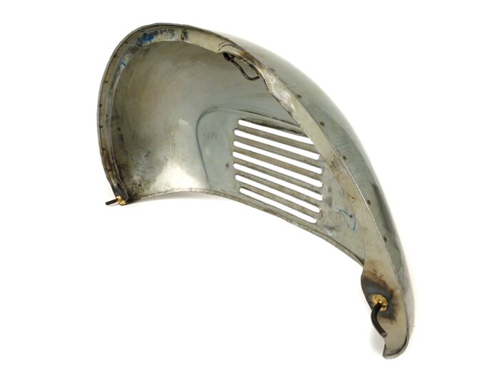 Side panel set -IMPORT- Conversion Vespa P-range to VBB appearance - oiled bare metall