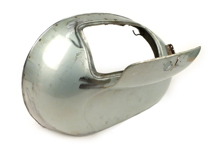 Side panel set -IMPORT- Conversion Vespa P-range to VBB appearance - oiled bare metall