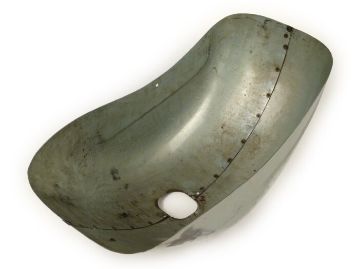Mudguard -IMPORT- conversion Vespa PX to VBB / GS160 look -bare oiled metal