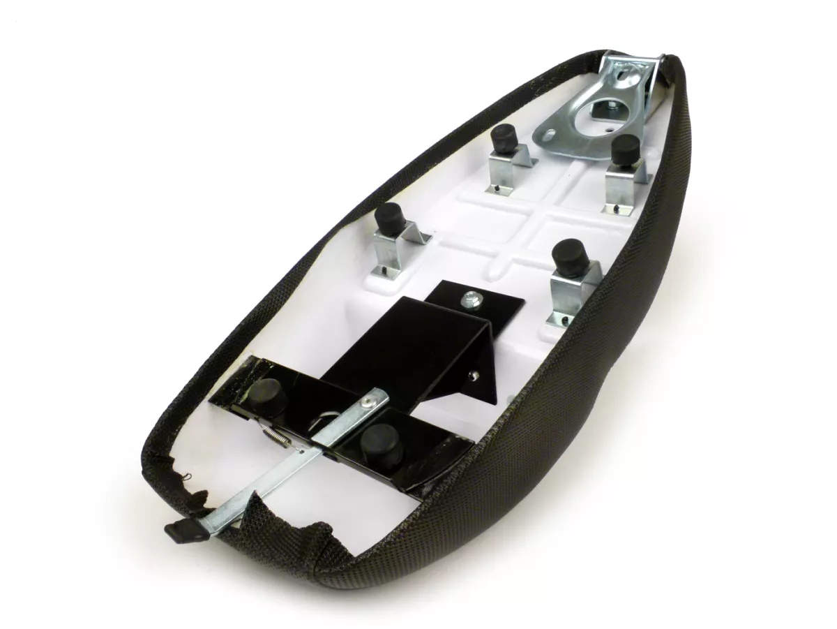 Zitbank -NISA Corsa Evolution Classic Alfatex- Vespa PX - Zwart