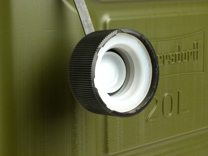 Benzine jerrycan 20L -HÜNERSDORFF PROFI- olijfkleurig