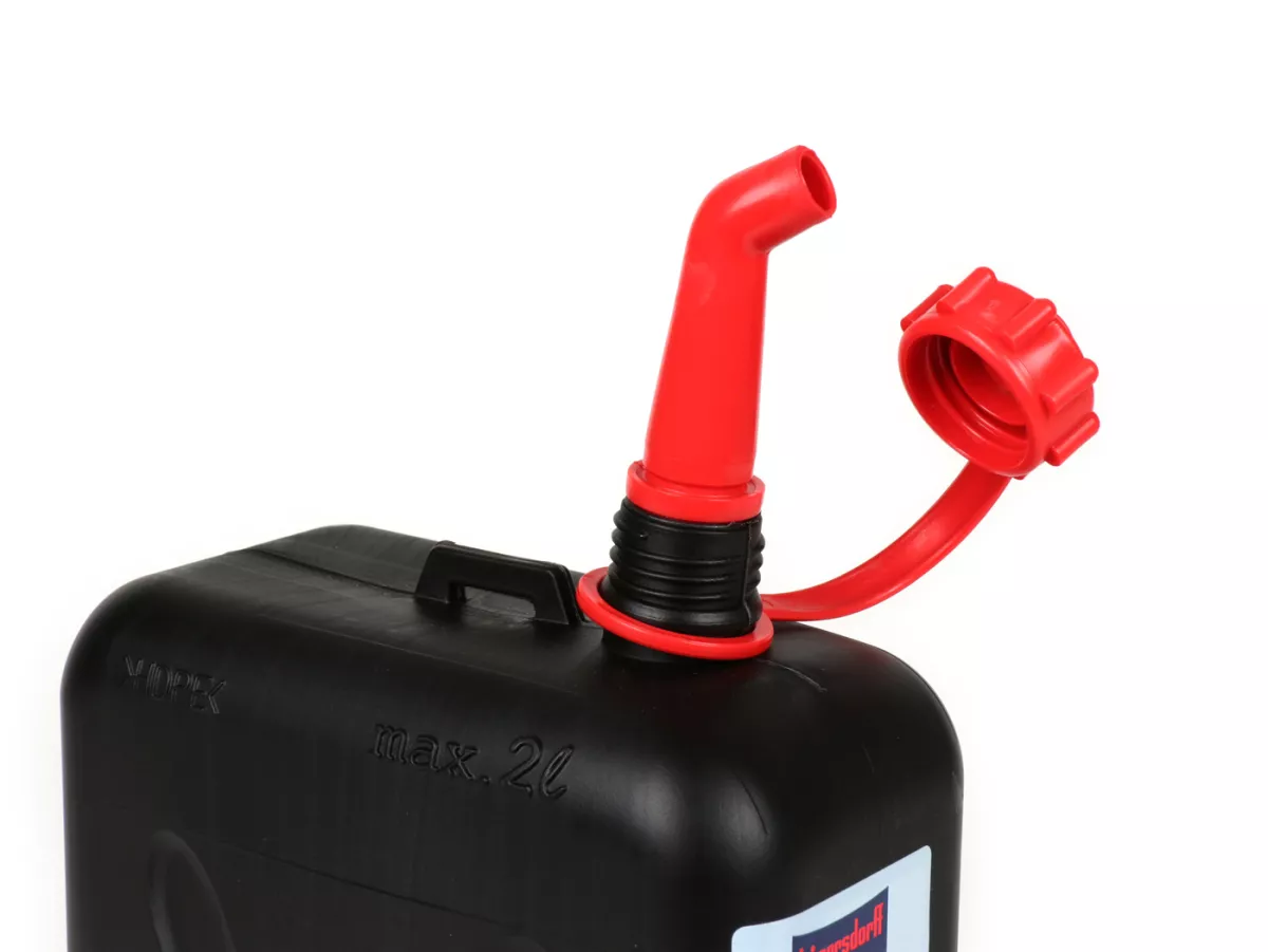 Benzinkanister 2L -HÜNERSDORFF- schwarz - (kein Schnorchel anschraubbar)