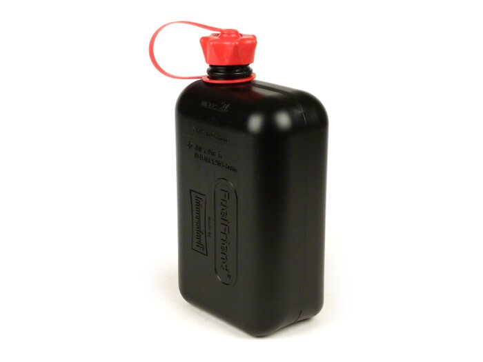Benzine jerrycan 2L (2000ml) -HÜNERSDORFF Fuel Friend BIG- zwart