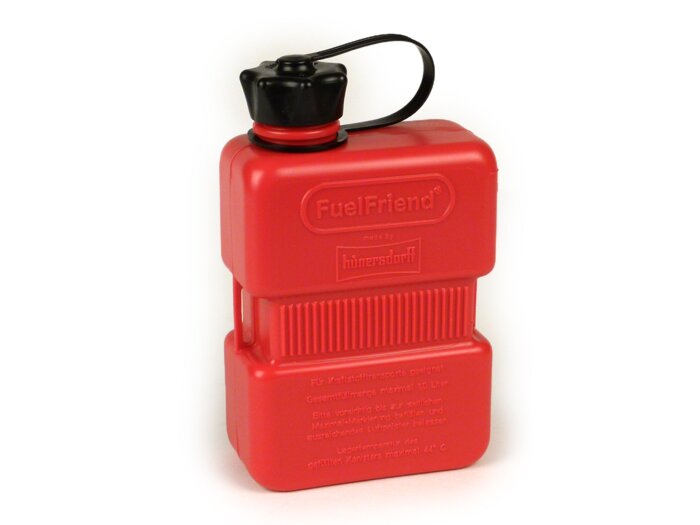 Fuel jerry can 1L (1000ml) -HÜNERSDORFF FuelFriend PLUS- red