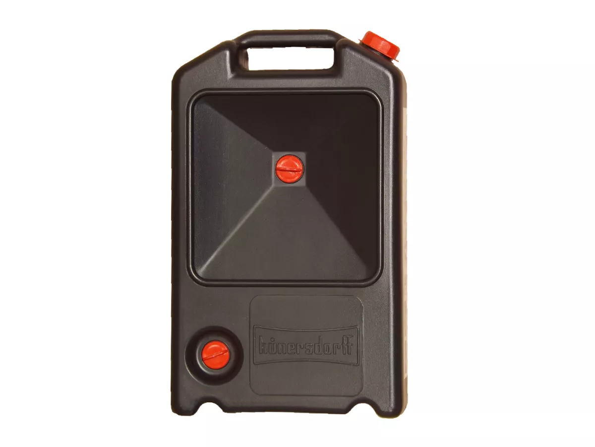 Oil drain container 8L -HÜNERSDORFF- black