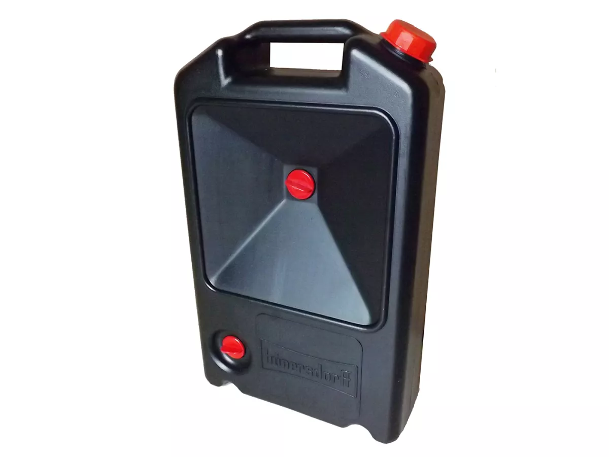 Oil drain container 8L -HÜNERSDORFF- black
