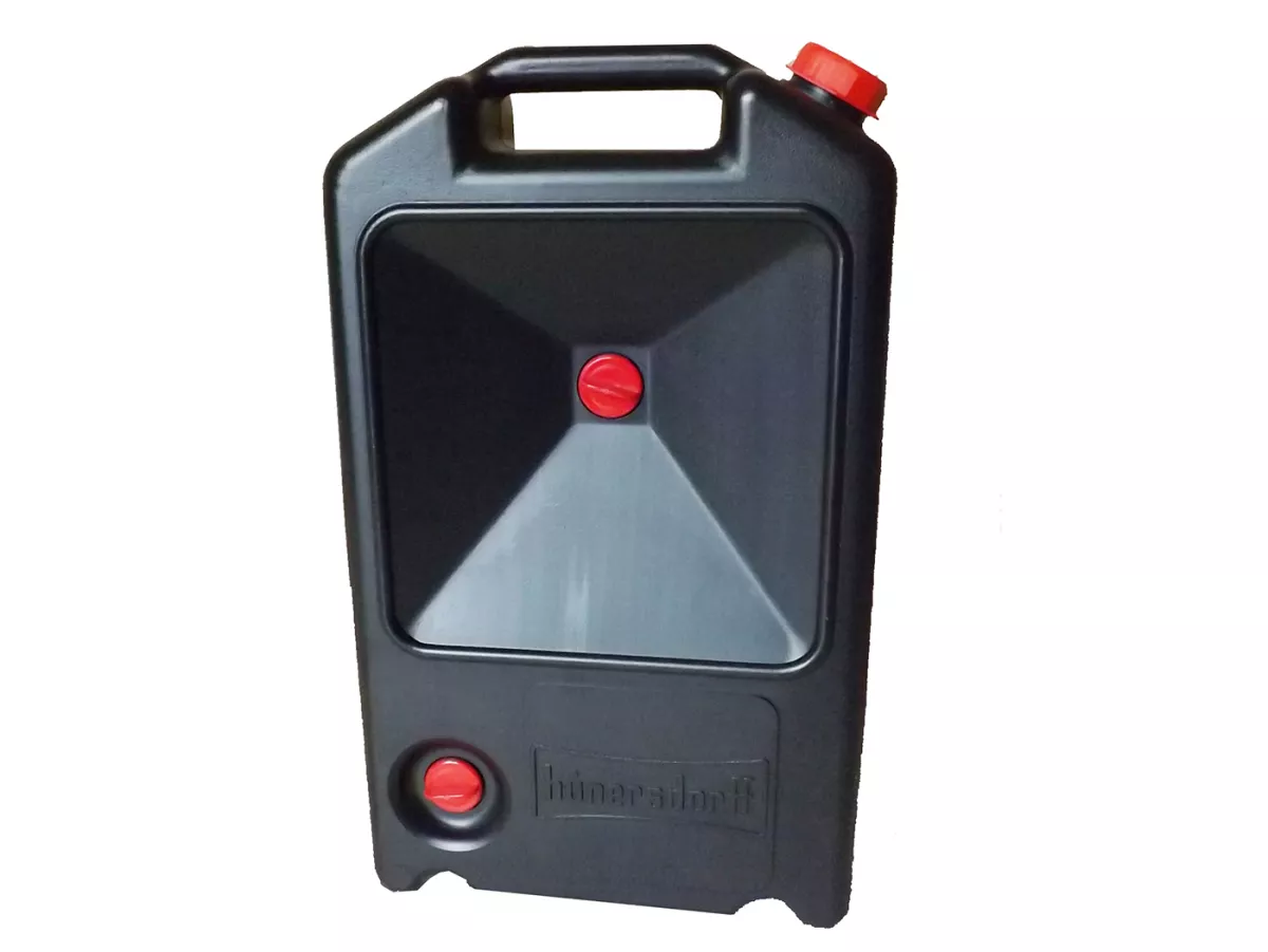 Oil drain container 8L -HÜNERSDORFF- black