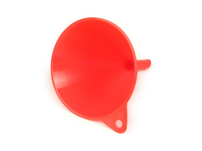 Trichter - Benzintrichter - Einfülltrichter -HÜNERSDORFF- Ø 164 mm- (HDPE) - rot