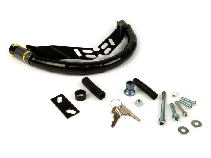 Steering lock -CLM Chic- Vespa ET2, ET4, LX, LXV, S 50-125 - anti-theft, mounting on handlebar