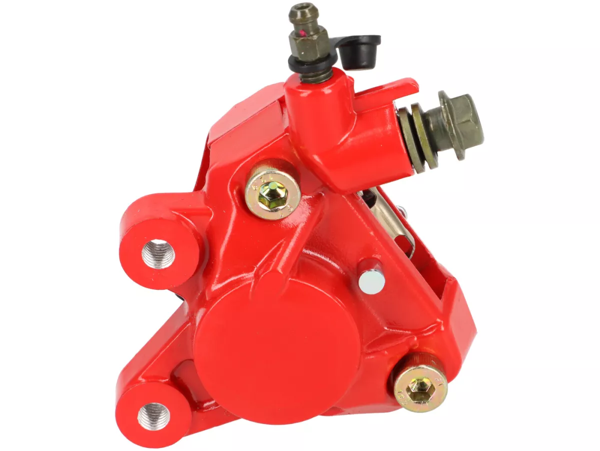 Voorremklauw rood-OEMKWALITEIT BREMBO / GRIMECA Style- Aprilia SR 50, Gilera Runner 50 (-2005), Piaggio TPH, NRG,Peugeot Speedfight1, Speedfight2, X-Fight, Yamaha Aerox (YQ50/L), BW's, Jog R, JogRR, MBK Booster, Nitro (YQ50/L), MachG